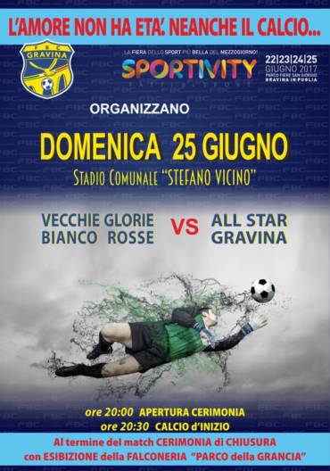 Vecchie Glorie Bari- All Star Gravina, parata di stelle del calcio che fu al “Vicino”