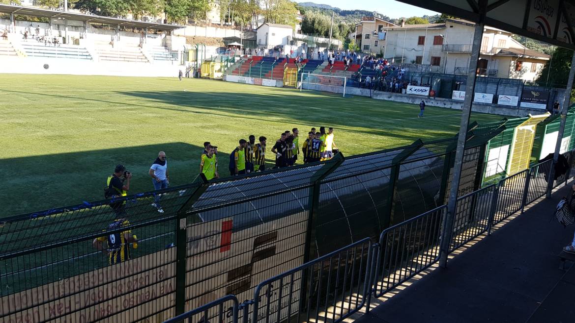 Bella prova dei gialloblù a Vallo della Lucania