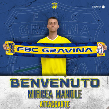 Manole è un nuovo calciatore della FBC Gravina