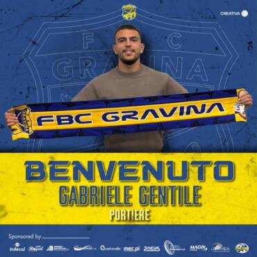 Gentile è un nuovo calciatore della FBC Gravina